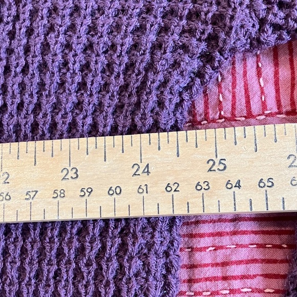 Women’s 3XL Zenana Premium waffle Knit Sweater in Dusty Rose - Picture 9 of 11